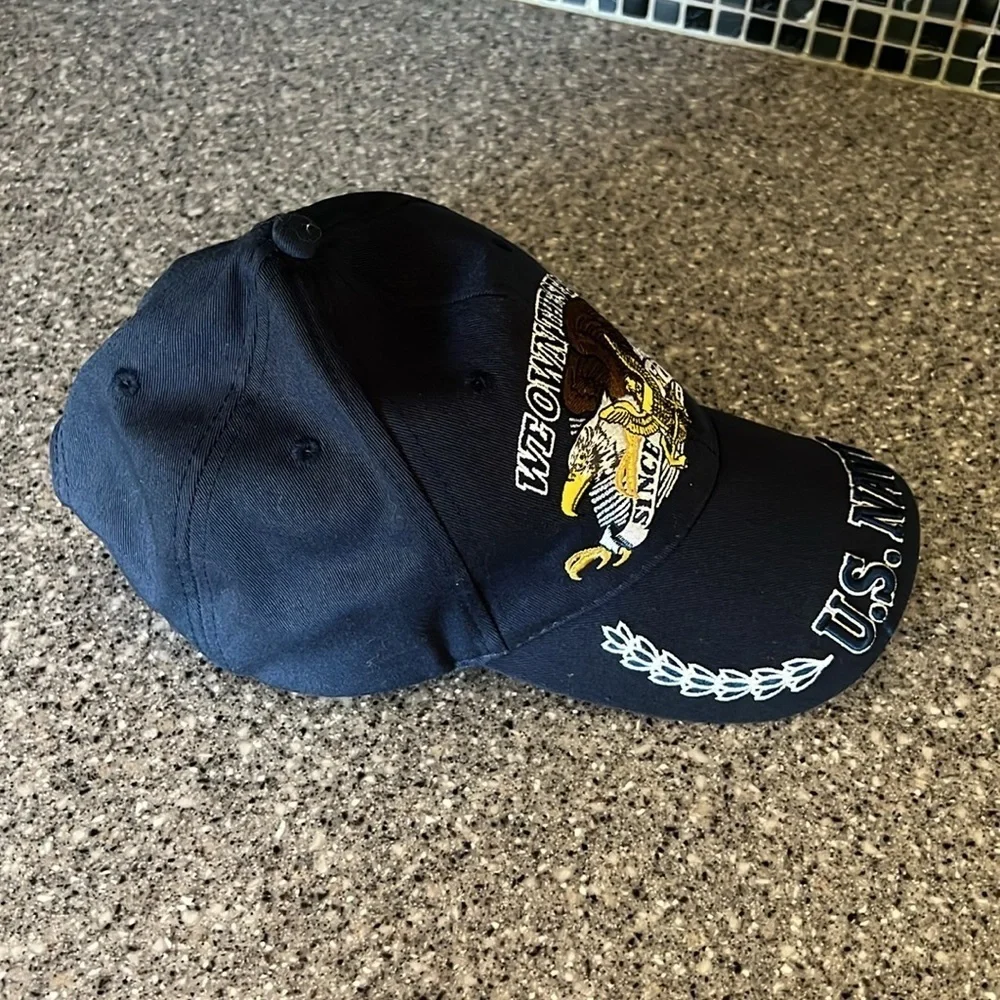 U.S. Navy We Own The Seas Vintage Adjustable Hat Embroidered Cap